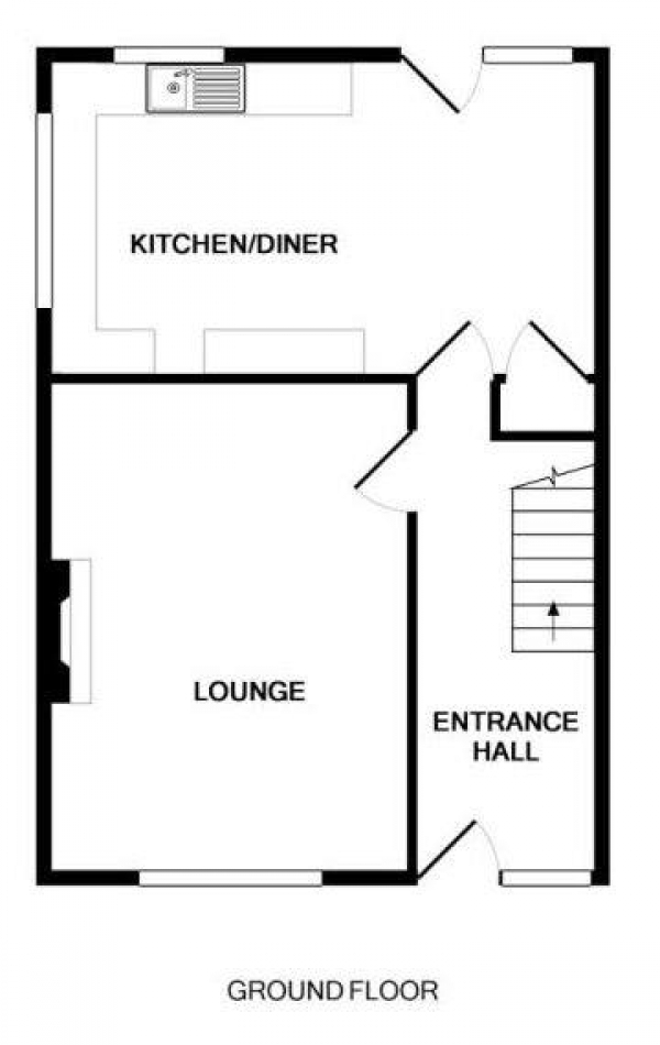 Floor Plan Image for 3 Bedroom End of Terrace House for Sale in Westward Deals, Kedington