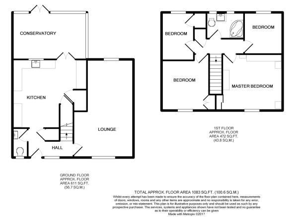 Floor Plan Image for 4 Bedroom Detached House for Sale in Chapple Drive, Haverhill