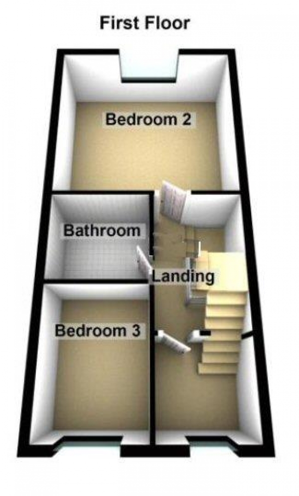 Floor Plan Image for 3 Bedroom Town House for Sale in Darwin Walk, Withersfield, Haverhill