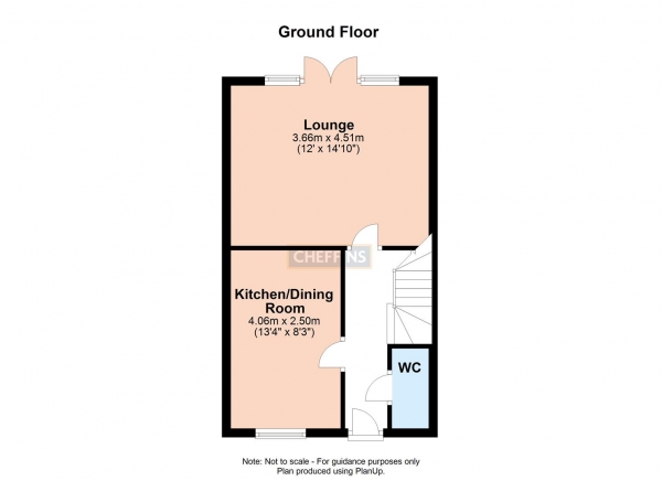 Floor Plan Image for 3 Bedroom Terraced House to Rent in Brickfields Drive, Haverhill