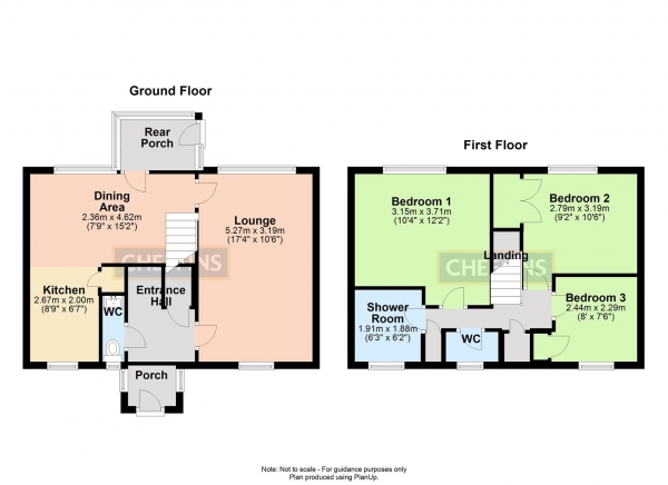 Floor Plan Image for 3 Bedroom Terraced House for Sale in Ladygate, Haverhill