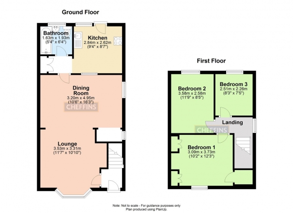 Floor Plan Image for 3 Bedroom Semi-Detached House for Sale in Recreation Road, Haverhill