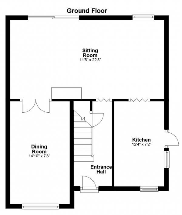 Floor Plan Image for 4 Bedroom Semi-Detached House for Sale in Beaumont Court, Haverhill