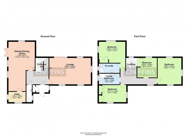 Floor Plan Image for 4 Bedroom Detached House for Sale in Birdbrook