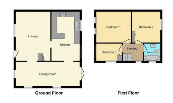 Floor Plan Image for 3 Bedroom End of Terrace House for Sale in Stambourne Road, Toppesfield, Halstead