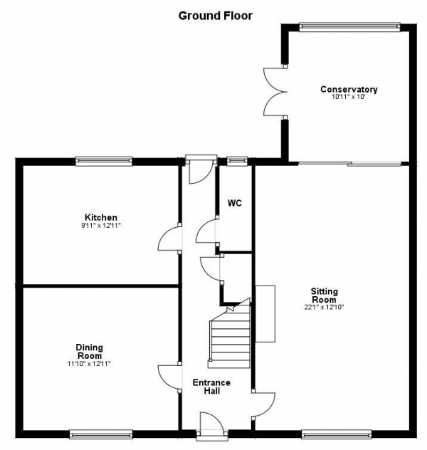 Floor Plan Image for 4 Bedroom Detached House for Sale in Falklands Road, Haverhill