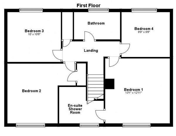 Floor Plan Image for 4 Bedroom Detached House for Sale in Falklands Road, Haverhill