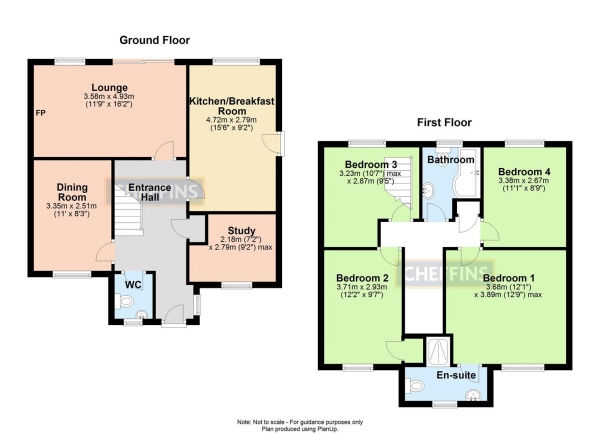 Floor Plan Image for 4 Bedroom Detached House for Sale in Bergamot Road, Haverhill