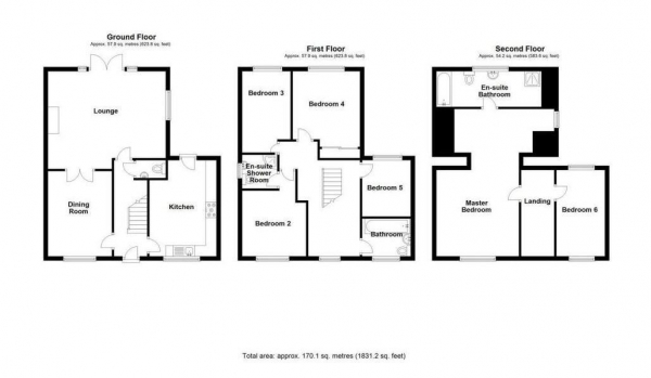 Floor Plan Image for 6 Bedroom Detached House for Sale in Henry Close, Haverhill