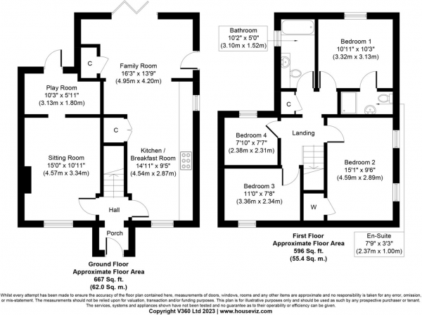 Floor Plan Image for 4 Bedroom Semi-Detached House for Sale in Kings Hill, Kedington