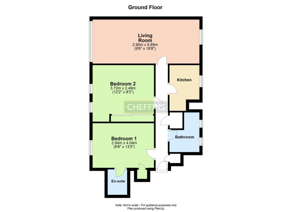 Floor Plan Image for 2 Bedroom Apartment to Rent in Manor Farm Close, Haverhill