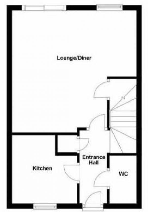 Floor Plan Image for 3 Bedroom Semi-Detached House for Sale in Green Road, Haverhill