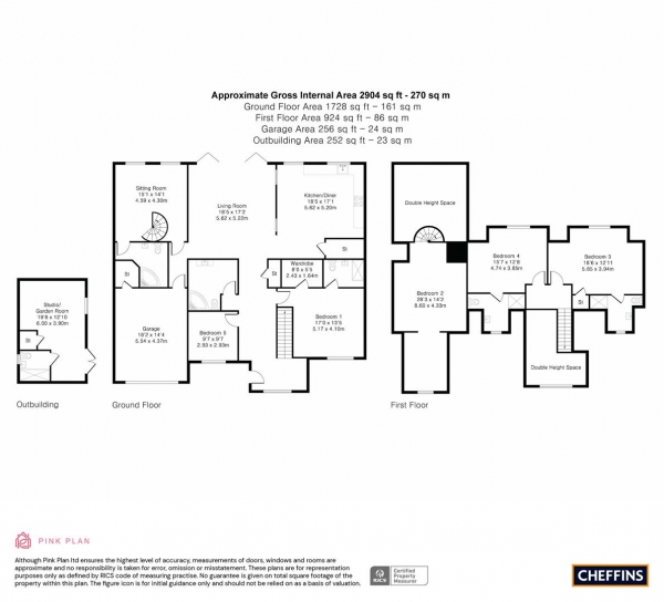 Floor Plan Image for 5 Bedroom Detached House for Sale in Cardinals Green, Horseheath, Cambridge