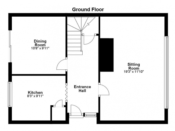 Floor Plan Image for 4 Bedroom Detached House for Sale in Castle Lane, Haverhill