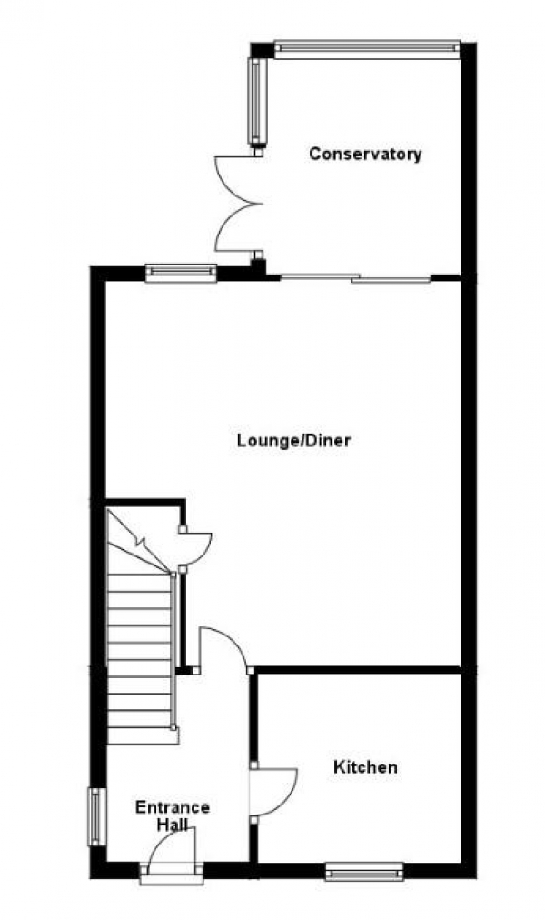 Floor Plan Image for 3 Bedroom Semi-Detached House for Sale in Strawberry Fields, Haverhill