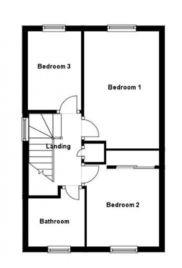 Floor Plan Image for 3 Bedroom Semi-Detached House for Sale in Strawberry Fields, Haverhill