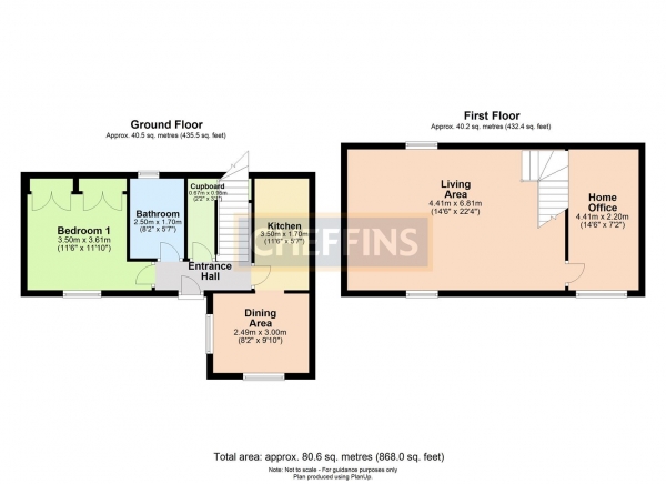 Floor Plan Image for 1 Bedroom Detached House to Rent in Church Path, Wendens Ambo, Saffron Walden