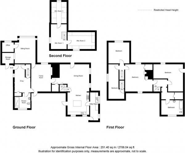 Floor Plan Image for 4 Bedroom Detached House for Sale in High Street, Widdington