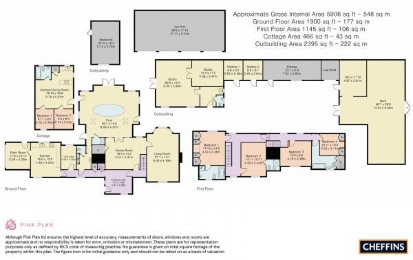 Floor Plan Image for 4 Bedroom Detached House for Sale in Thaxted Road, Little Sampford