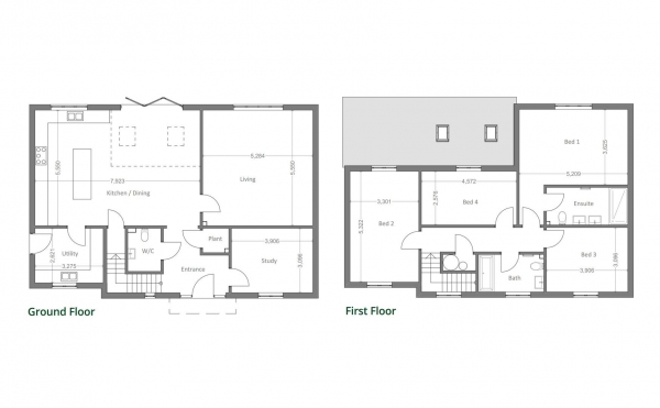 Floor Plan Image for 4 Bedroom Detached House for Sale in Stortford Road, Clavering, Saffron Walden