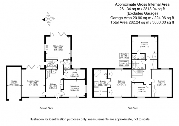 Floor Plan Image for 4 Bedroom Detached House for Sale in Old Mead Road, Henham, Bishop's Stortford