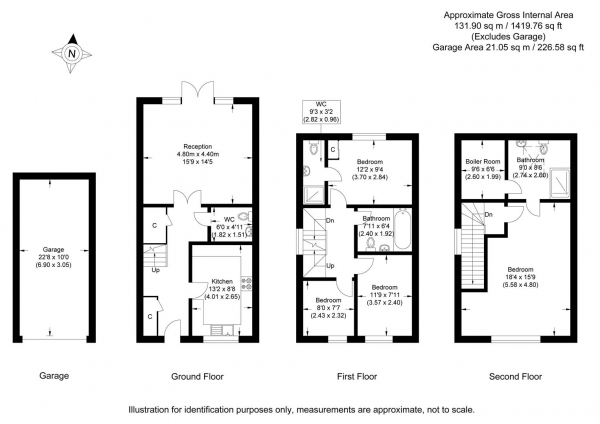 Floor Plan Image for 4 Bedroom Semi-Detached House for Sale in Campling Street, Saffron Walden