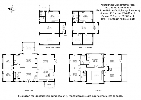 Floor Plan for 7 Bedroom Detached House for Sale in Mill Lane, Ickleton, Saffron Walden, CB10, 1SW - Guide Price &pound1,175,000