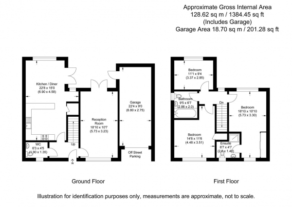 Floor Plan Image for 3 Bedroom Detached House for Sale in Smallbridge Road, Saffron Walden