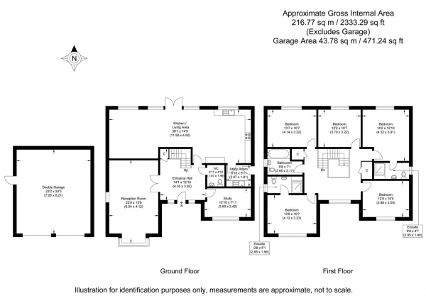 Floor Plan Image for 5 Bedroom Detached House for Sale in Suffolk Place, Saffron Walden