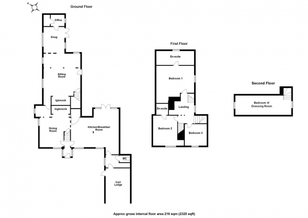 Floor Plan Image for 4 Bedroom Detached House for Sale in Wood End Green, Henham, Bishop's Stortford