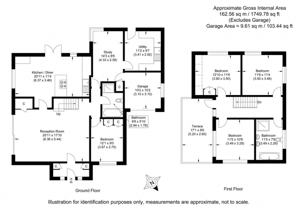 Floor Plan Image for 5 Bedroom Detached House for Sale in Pump Hill, Brent Pelham, Buntingford