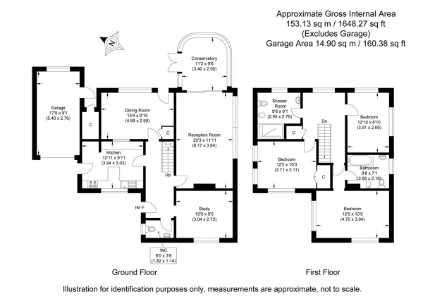 Floor Plan Image for 3 Bedroom Detached House for Sale in Southfield, Ickleton, Saffron Walden