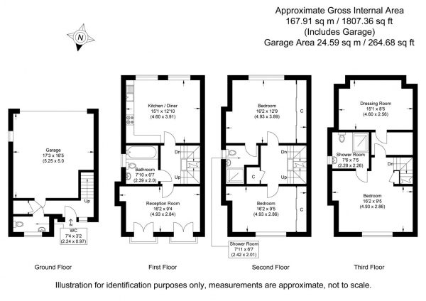 Floor Plan Image for 3 Bedroom Town House for Sale in Bell College Court, South Road, Saffron Walden