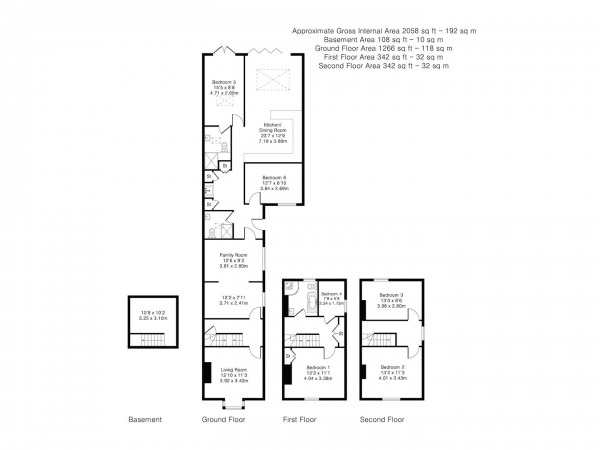 Floor Plan Image for 6 Bedroom Town House for Sale in Radwinter Road, Saffron Walden