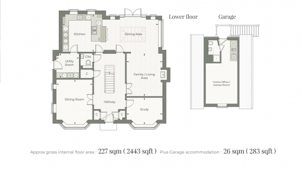 Floor Plan Image for 5 Bedroom Detached House for Sale in Cavendish House, Finchingfield