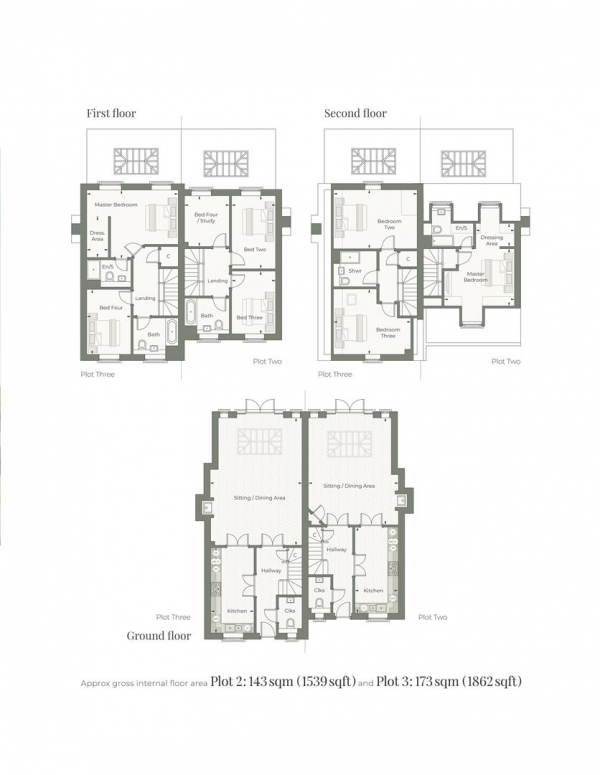 Floor Plan for 5 Bedroom Property for Sale in The Grange, Finchingfield, CM7, 4JZ - From &pound750,000