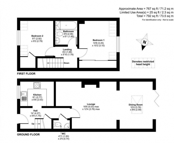 Floor Plan Image for 2 Bedroom Cottage for Sale in Braintree Road, Great Bardfield, Braintree