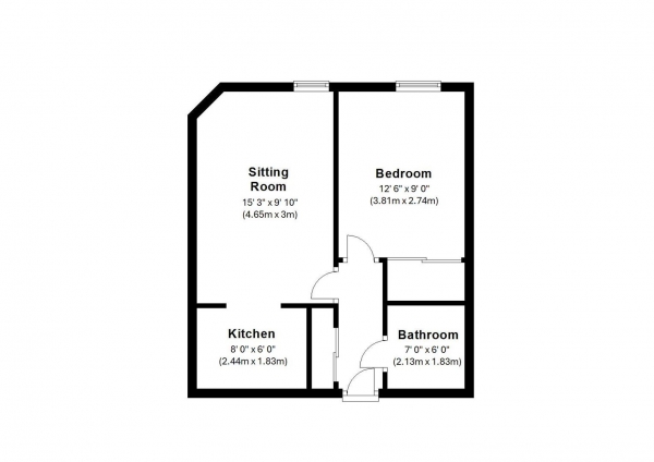 Floor Plan Image for 1 Bedroom Retirement Property for Sale in Farmadine, Saffron Walden