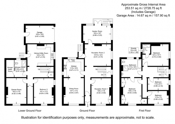 Floor Plan Image for 5 Bedroom Detached House for Sale in High Street, Newport, Saffron Walden