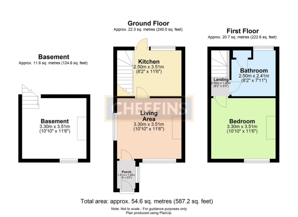 Floor Plan Image for 1 Bedroom End of Terrace House to Rent in Station Road, Saffron Walden