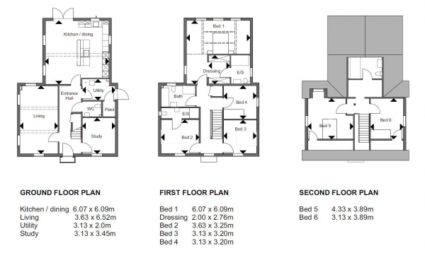 Floor Plan Image for 6 Bedroom Detached House for Sale in Stortford Road, Clavering, Saffron Walden