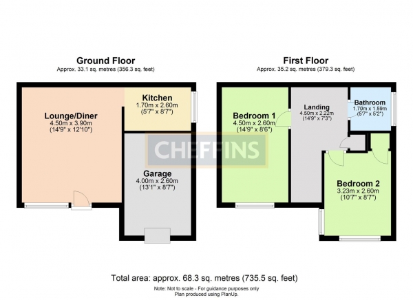 Floor Plan Image for 2 Bedroom Terraced House to Rent in Church Street, Saffron Walden