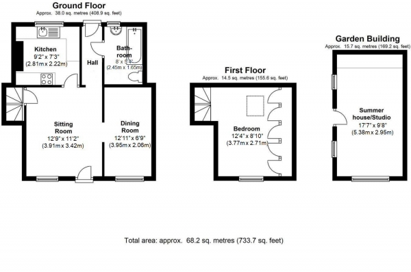 Floor Plan Image for 1 Bedroom Semi-Detached House for Sale in East Street, Saffron Walden