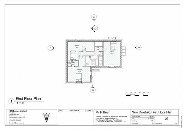 Floor Plan Image for Plot for Sale in Boxworth Road, Elsworth, Cambridge