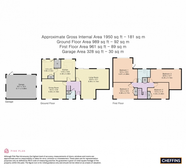 Floor Plan Image for 4 Bedroom Detached House for Sale in Ascham Lane, Whittlesford