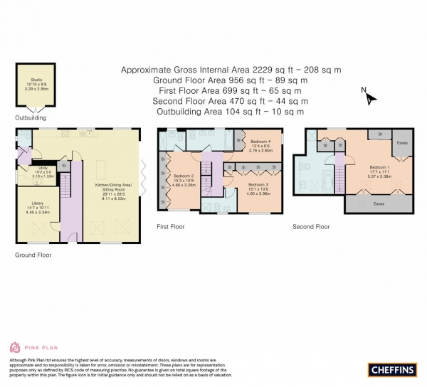 Floor Plan Image for 4 Bedroom Detached House for Sale in Town Green Road, Orwell