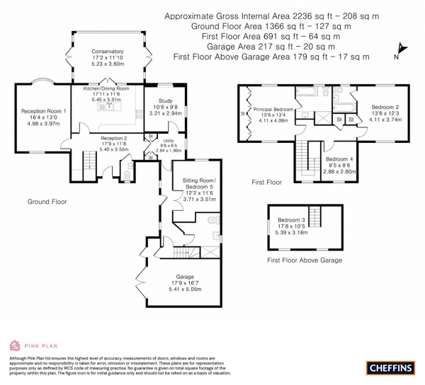 Floor Plan Image for 5 Bedroom Detached House for Sale in Meldreth Road, Shepreth