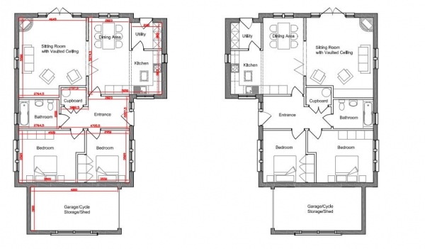 Floor Plan Image for Plot for Sale in Harbins Lane, Abbotsley, St. Neots