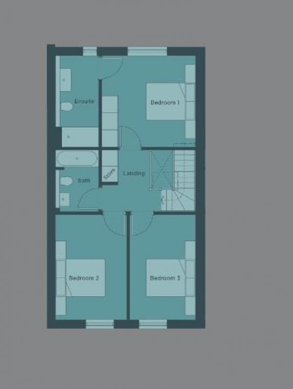 Floor Plan Image for 3 Bedroom End of Terrace House for Sale in High Street, Harston, Cambridge