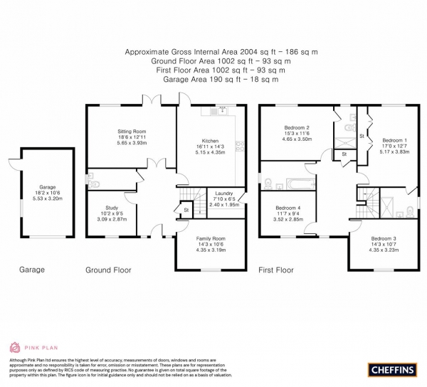 Floor Plan Image for 4 Bedroom Detached House for Sale in Wimpole Road, Great Eversden